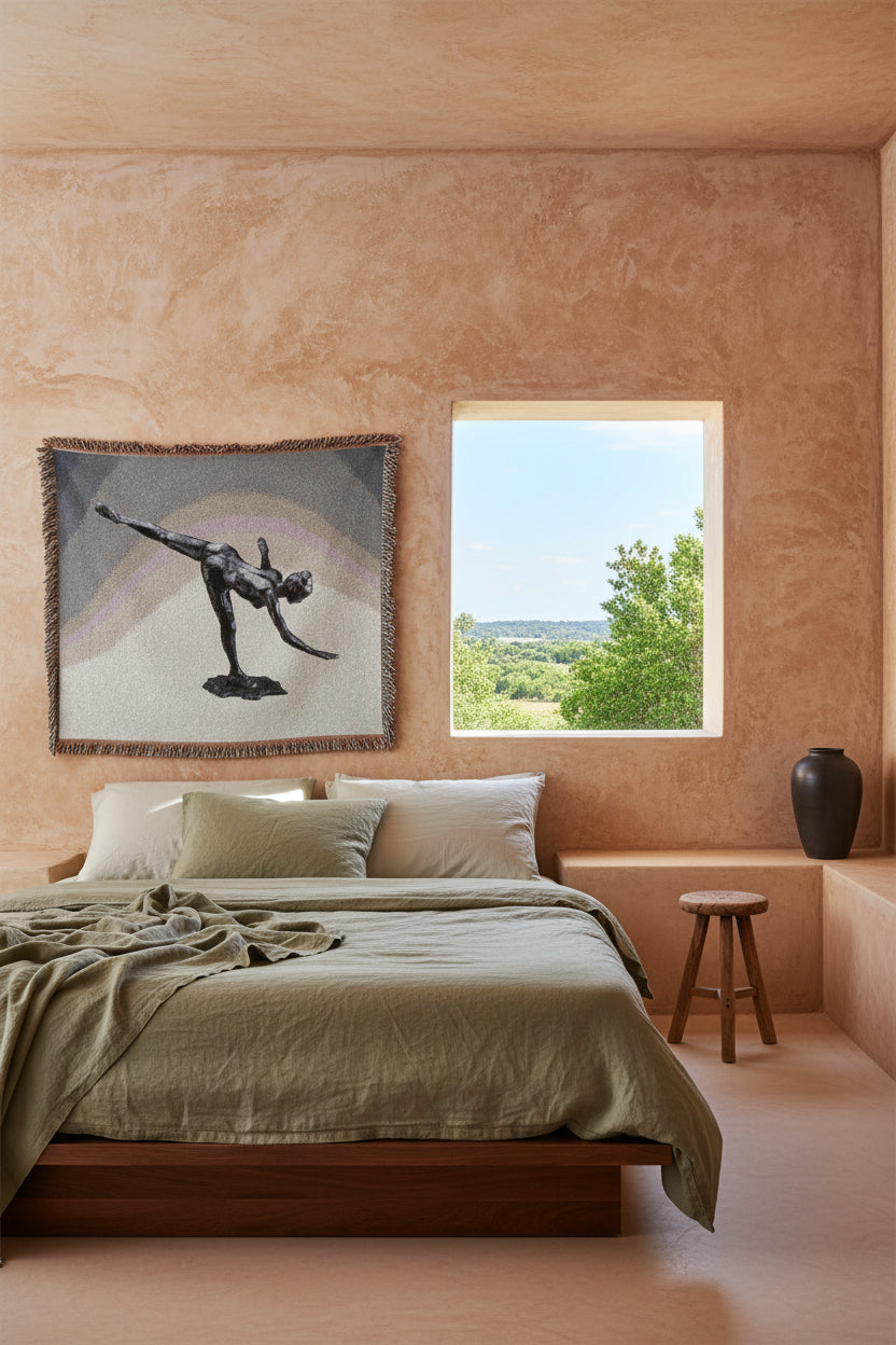 Arabesque Edgar Degas Tapestry Blanket