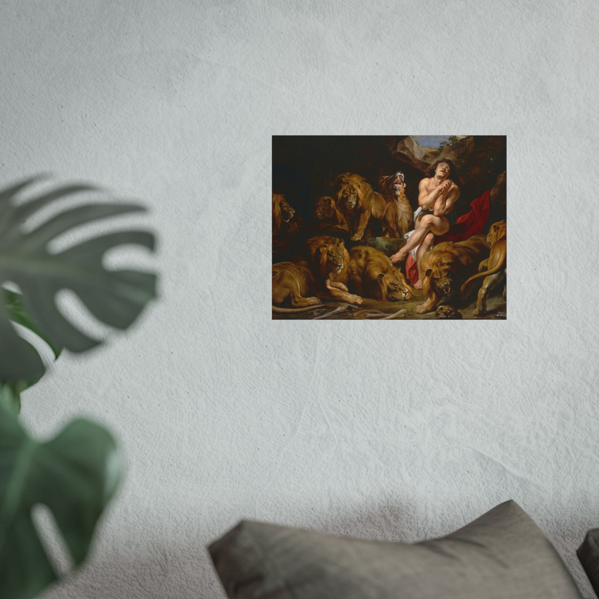 Sir Peter Paul Rubens - Daniel in the Lions' Den - Google Art Project | Fine Art Poster
