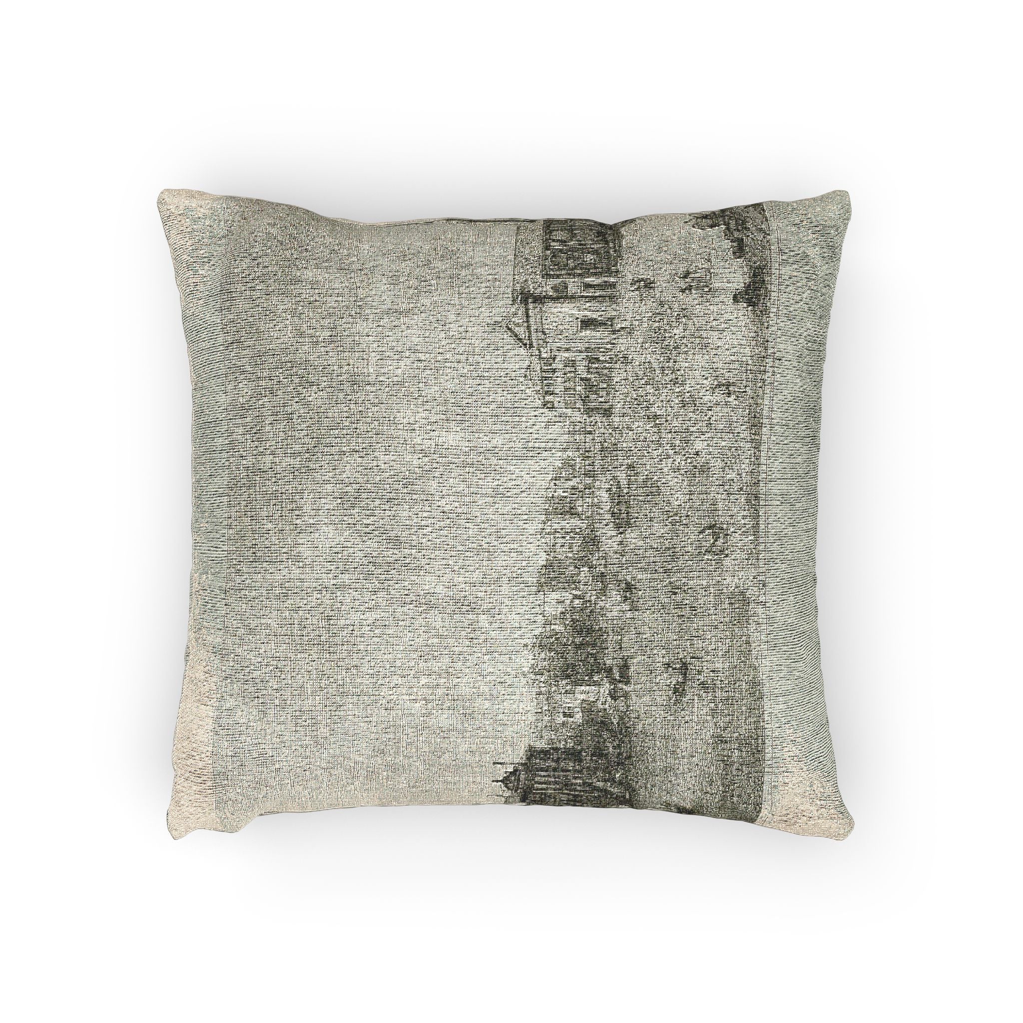 Canaletto - Al Dolo, from Vedute | Woven Pillow
