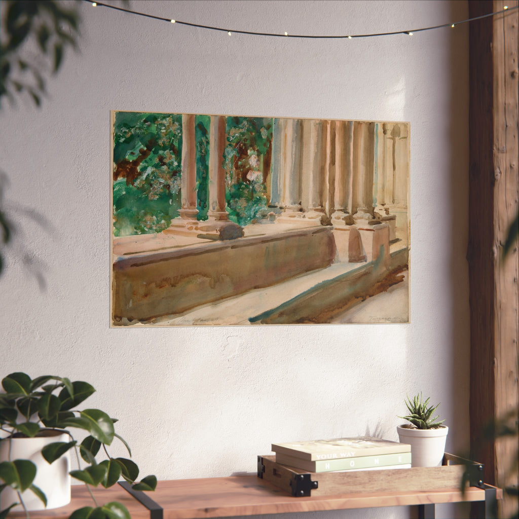 John Singer Sargent - Tarragona Terrace and Garden | Fine Art Poster
