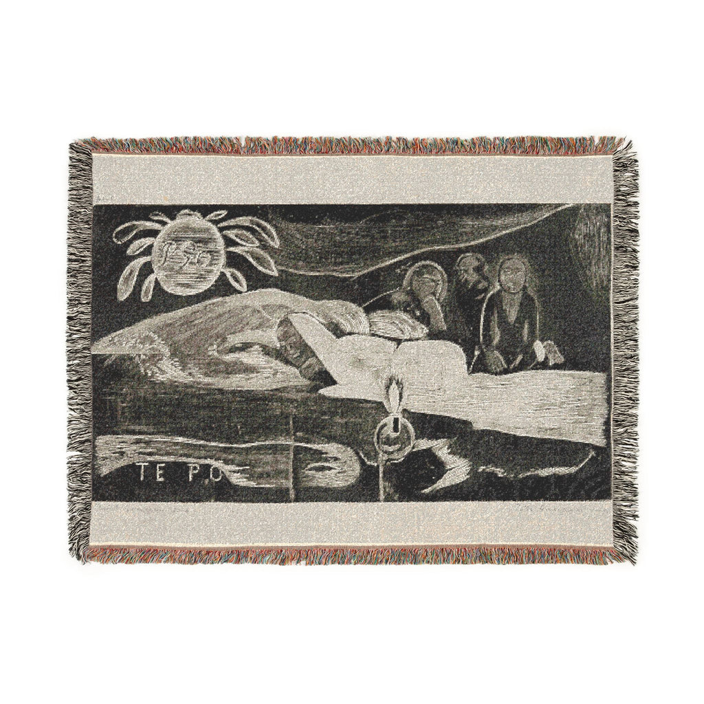 Paul Gauguin - Te po (The Night), from the Noa Noa Suite | Woven Tapestry Blanket