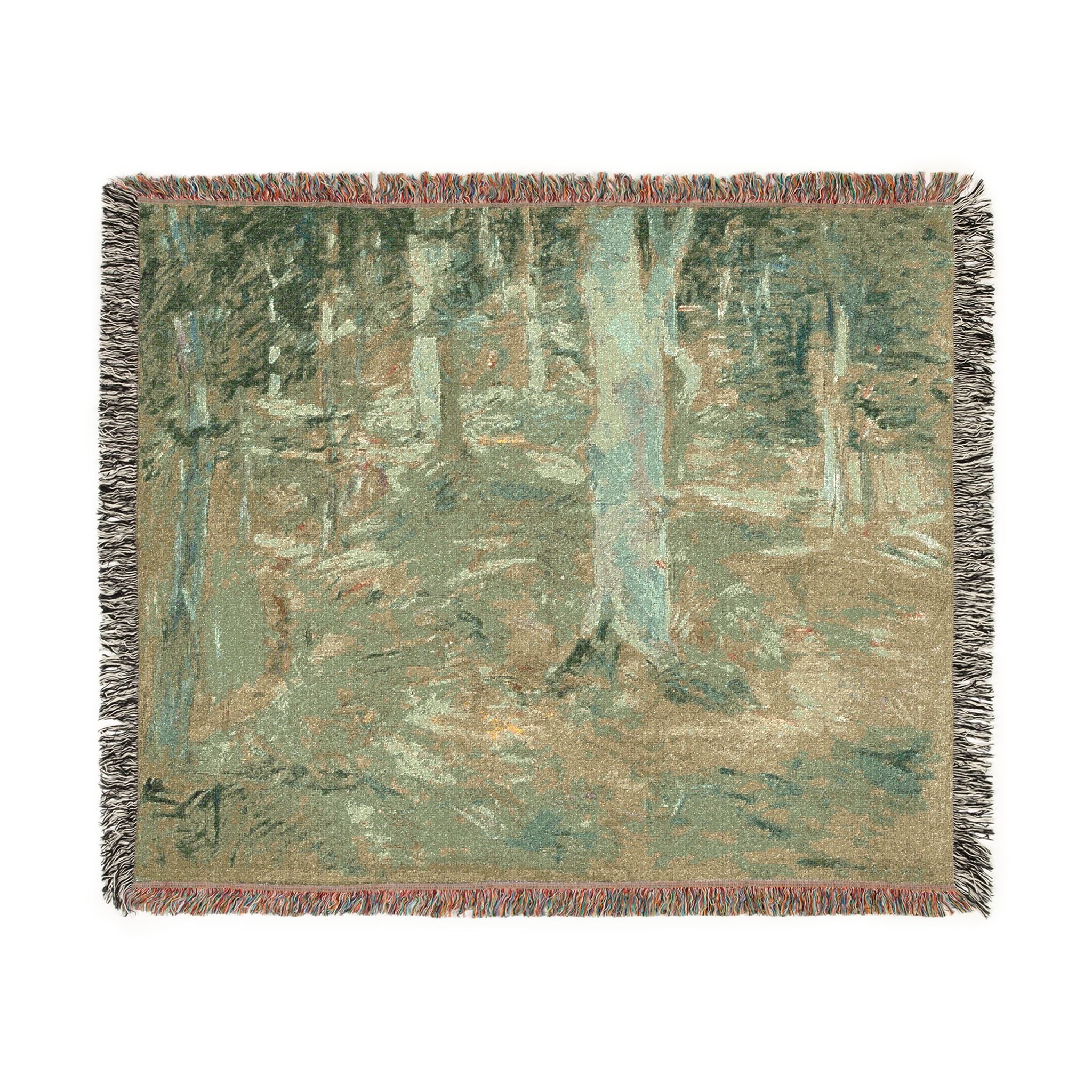 Forest of Compiègne Berthe Morisot Tapestry Blanket