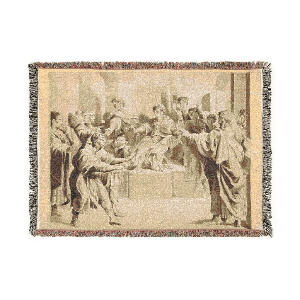 John Constable - Blinding of Elymas | Woven Tapestry Blanket