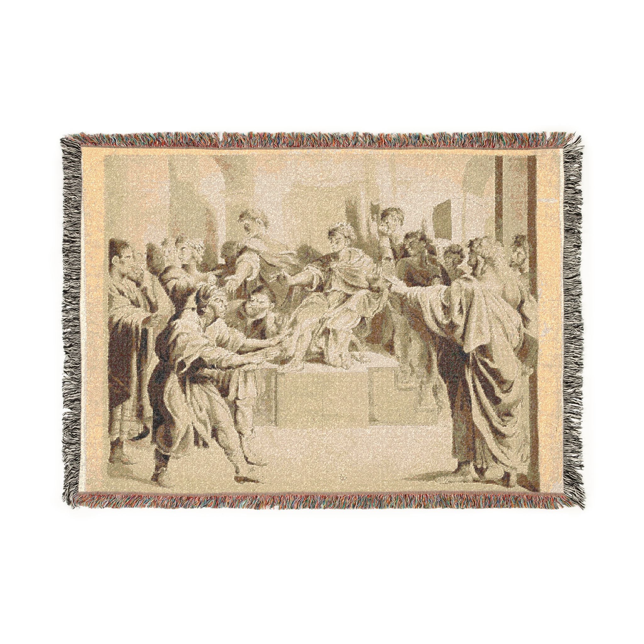 John Constable - Blinding of Elymas | Woven Tapestry Blanket