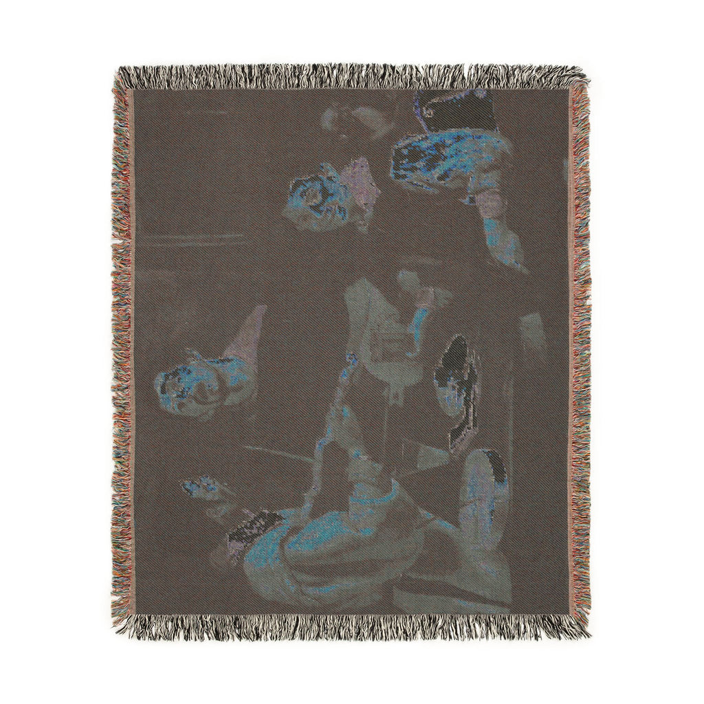 Diego Velázquez - The Three Musicians - Google Art Project | Woven Tapestry Blanket