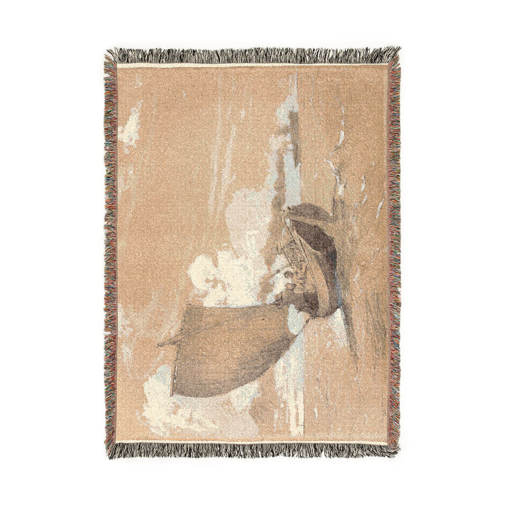Winslow Homer - Fishing off Scarborough | Woven Tapestry Blanket