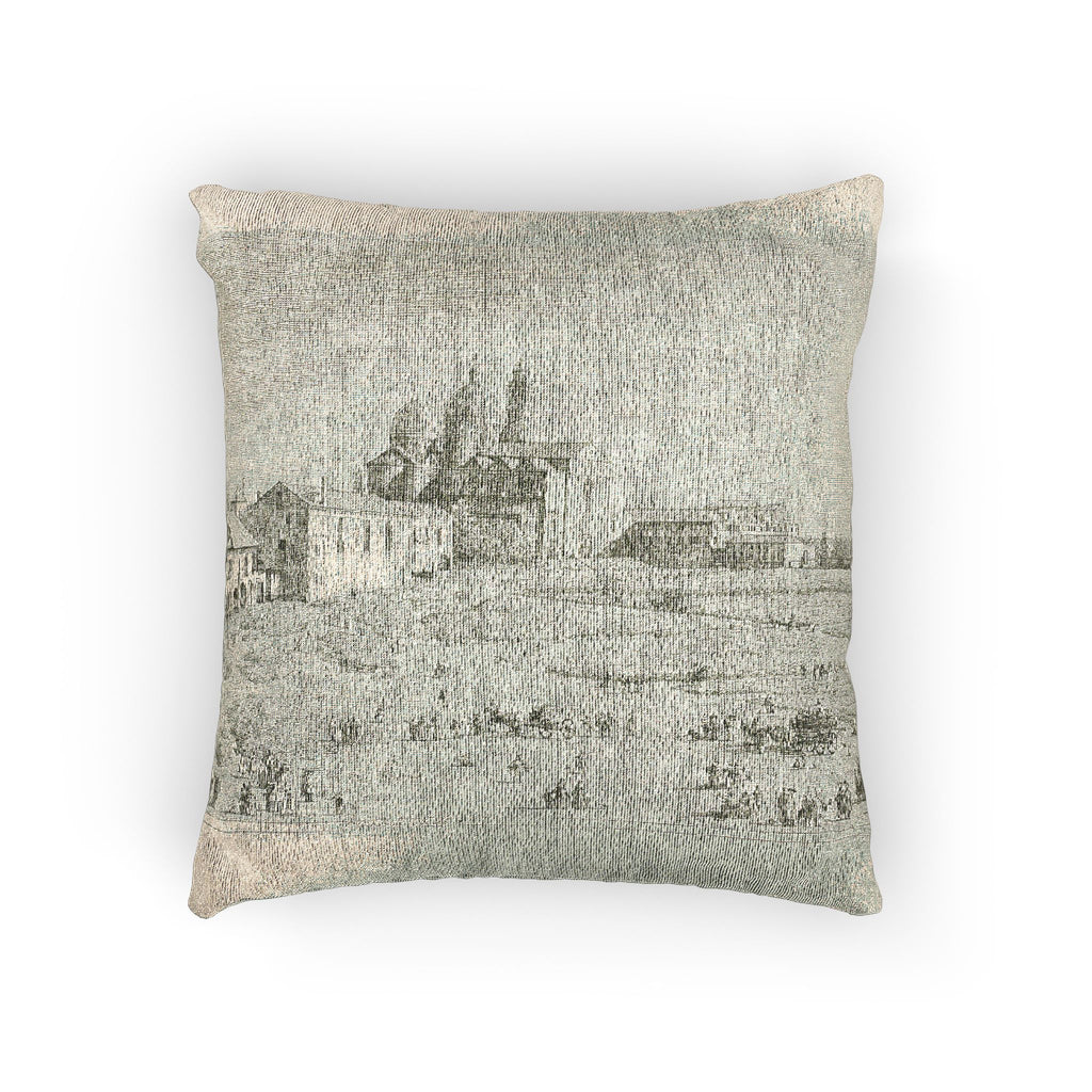 Canaletto - S. Giustina in prà della Vale, from Vedute | Woven Pillow