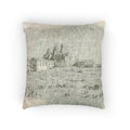 Canaletto - S. Giustina in prà della Vale, from Vedute | Woven Pillow