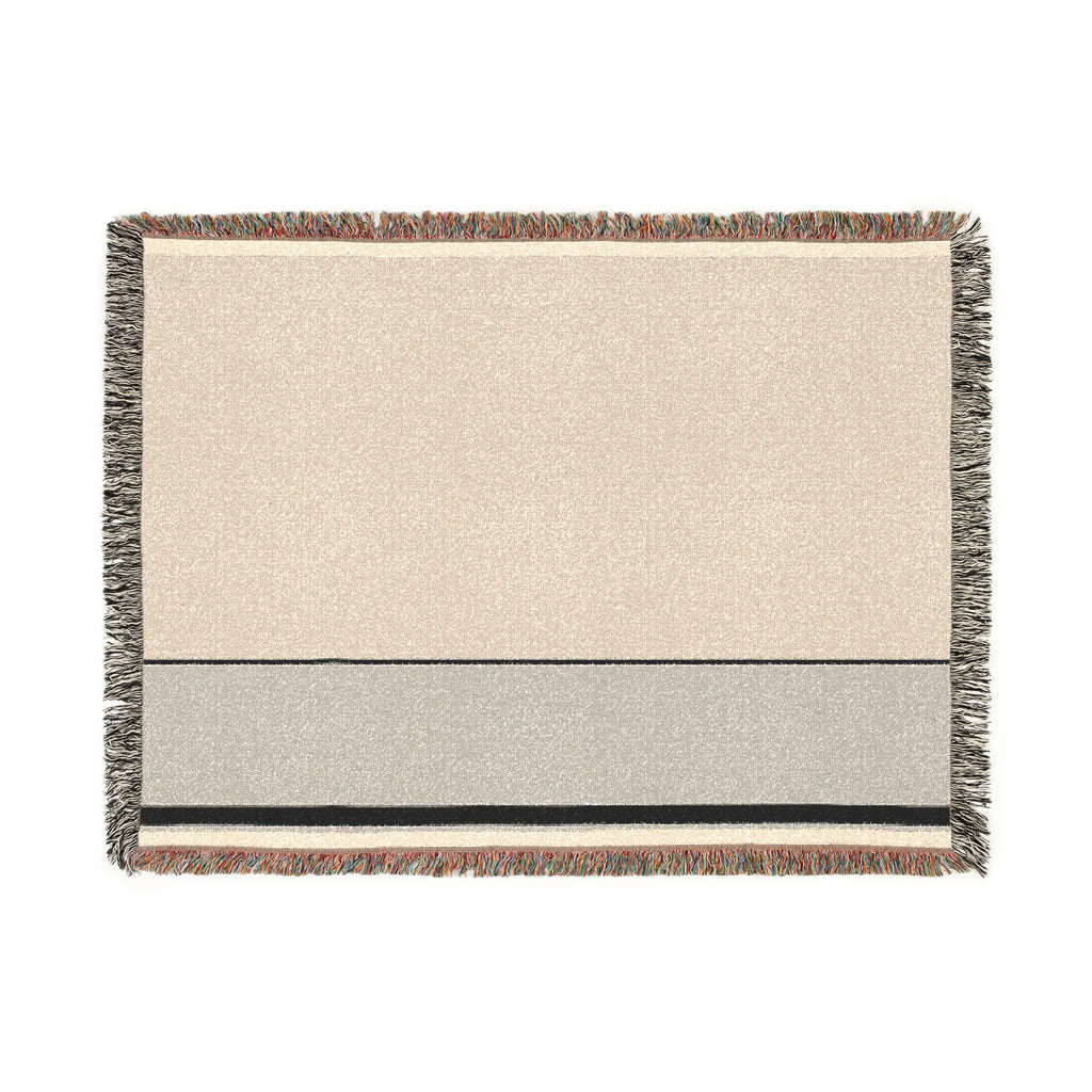 Quiet Throw — Oat · Stone · Ink