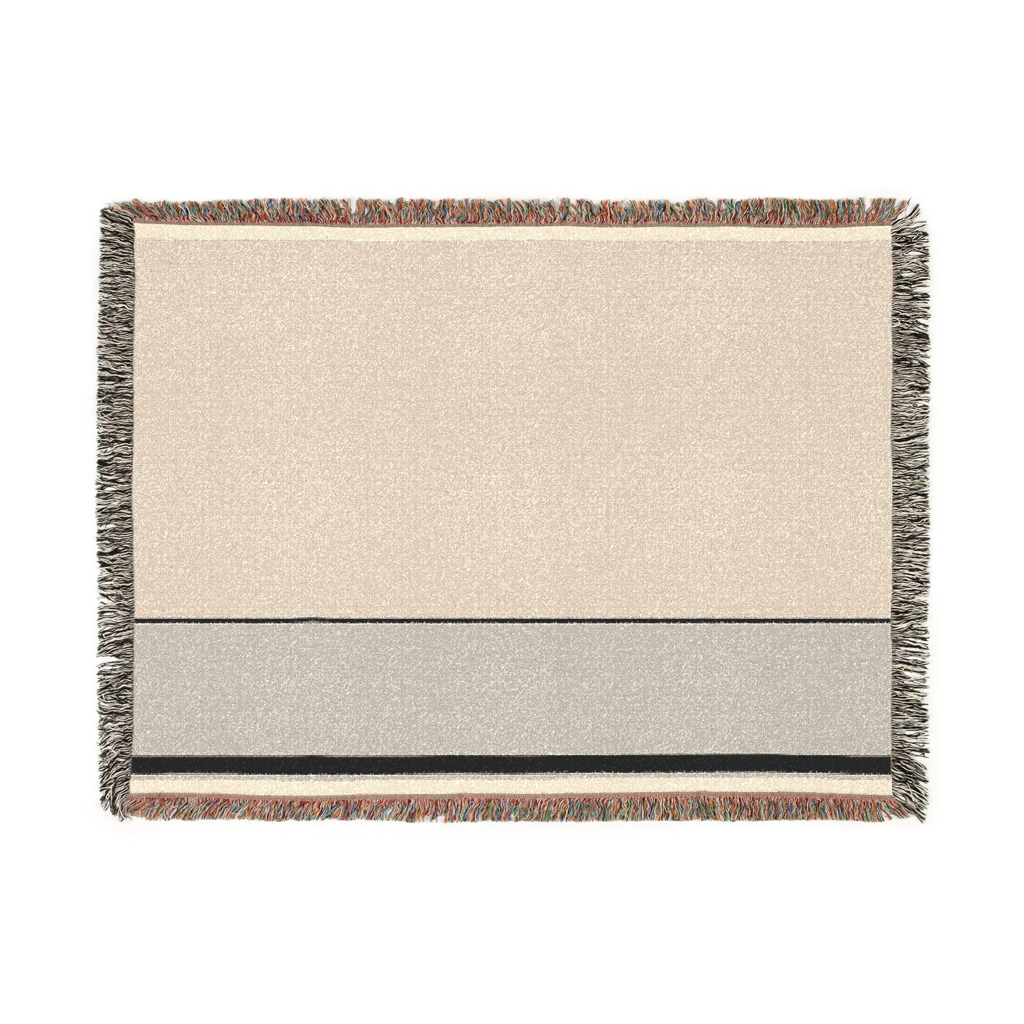 Quiet Throw — Oat · Stone · Ink