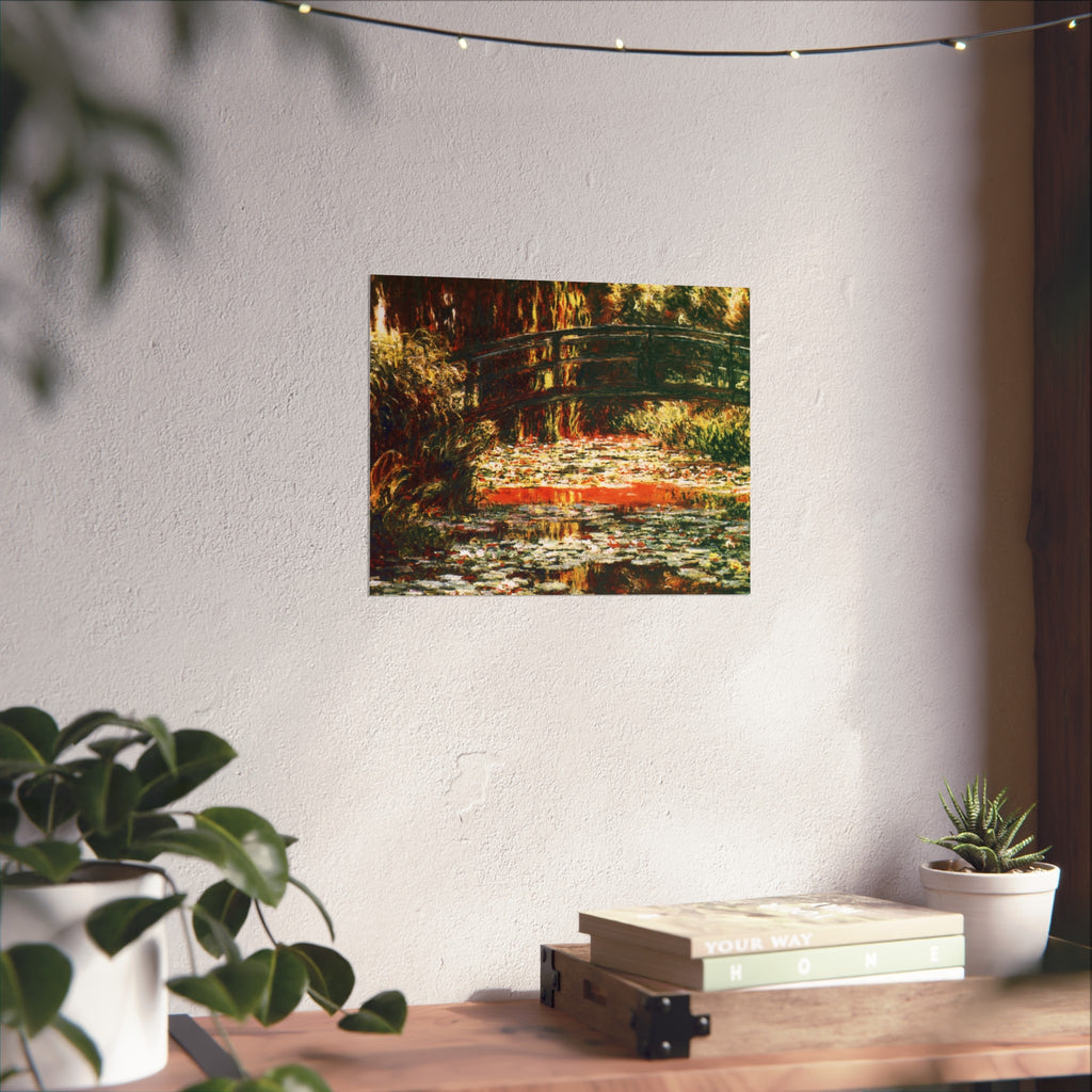 Claude Monet - Water Lily Pond | Fine Art Poster