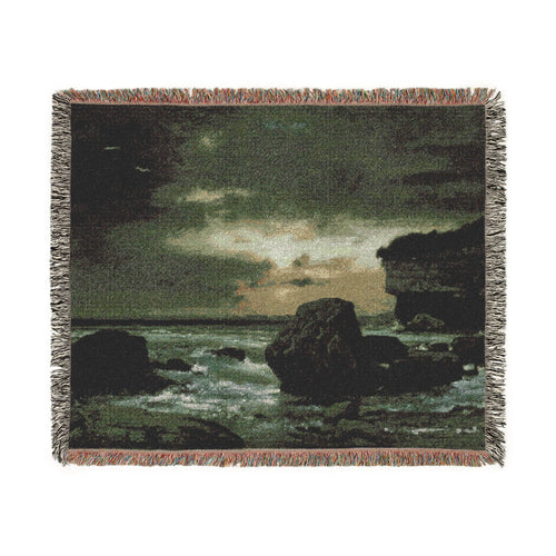 A Marine George Inness Tapestry Blanket