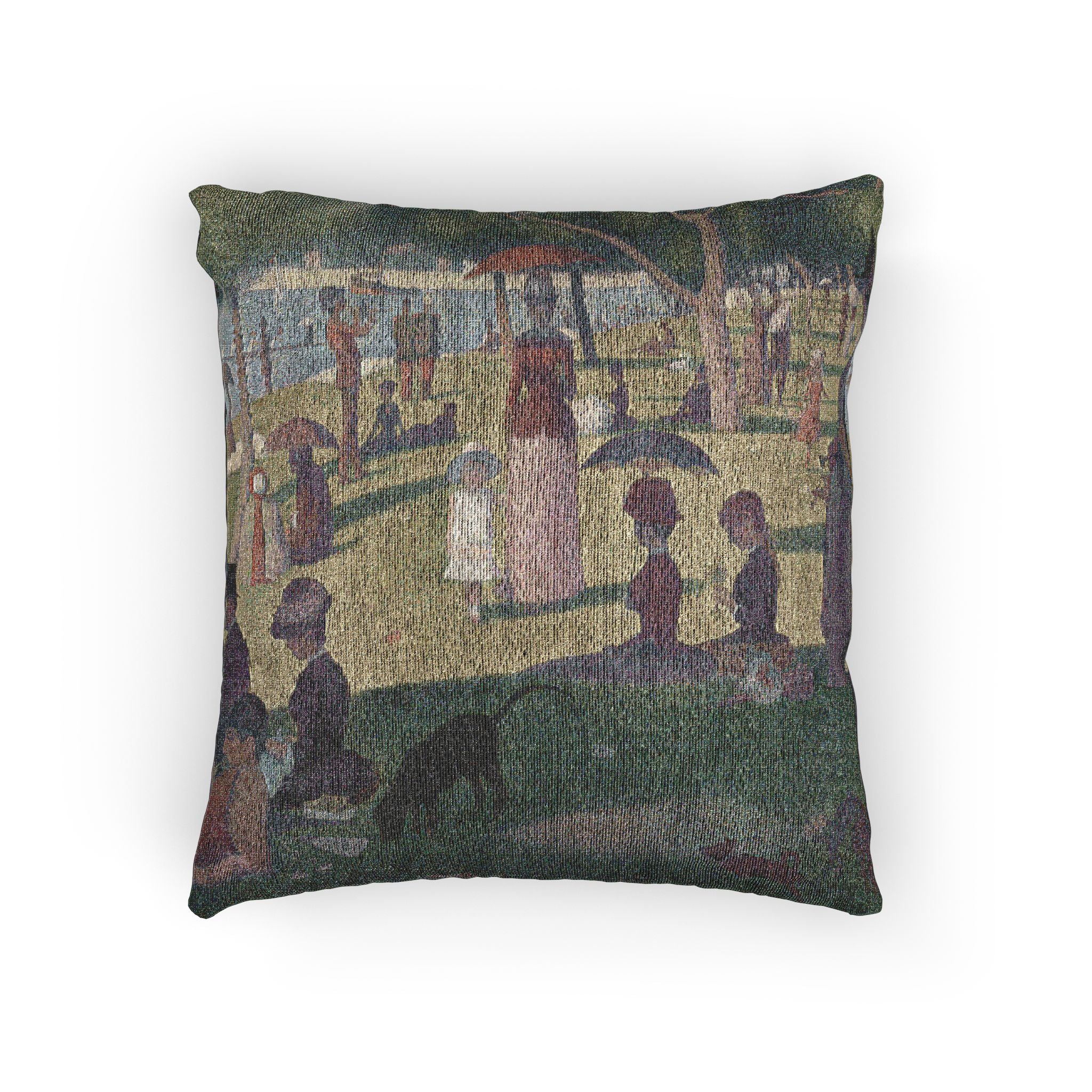 Georges Seurat - A Sunday on La Grande Jatte — 1884 | Woven Pillow