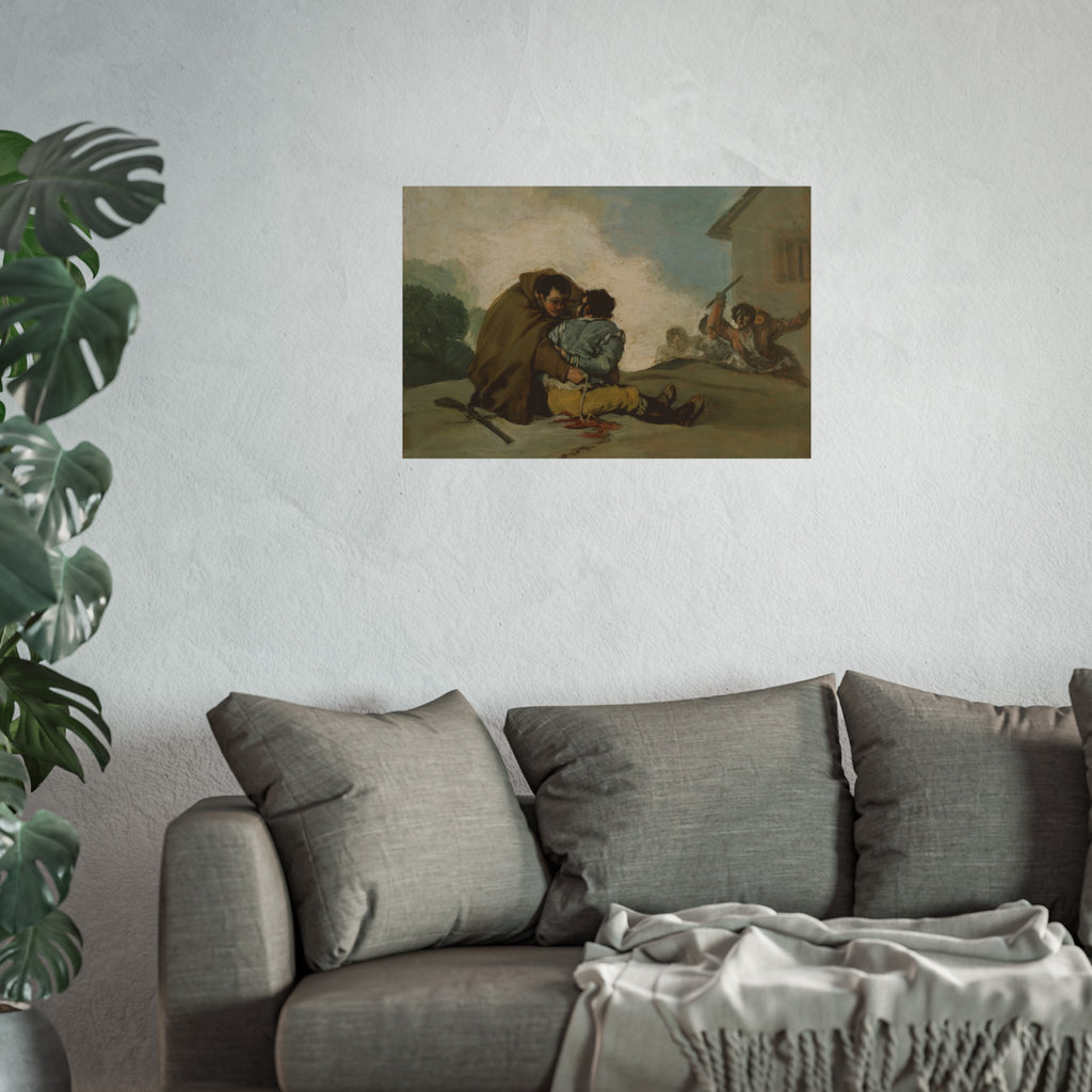 Francisco José de Goya y Lucientes - Friar Pedro Binds El Maragato with a Rope | Fine Art Poster
