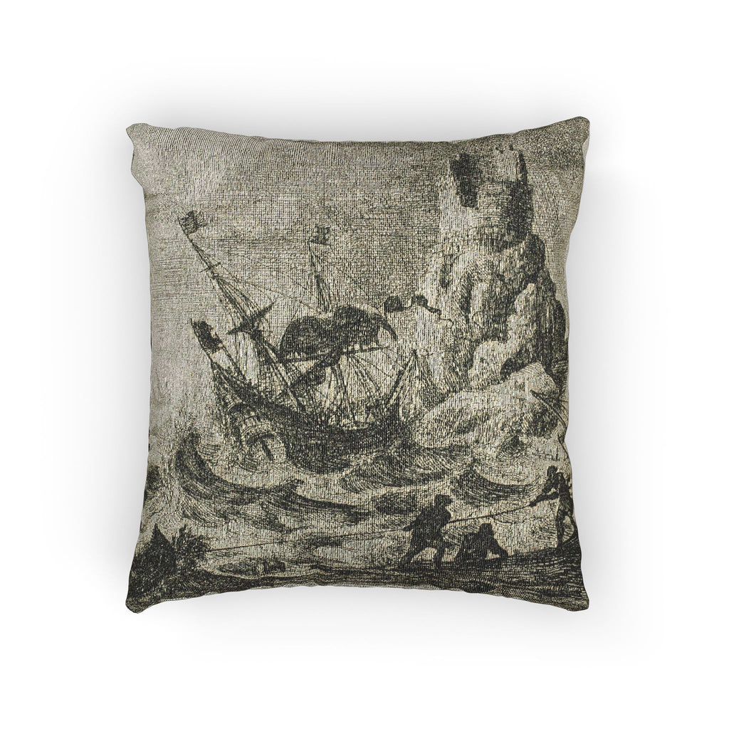 Claude Lorrain - The Shipwreck | Woven Pillow