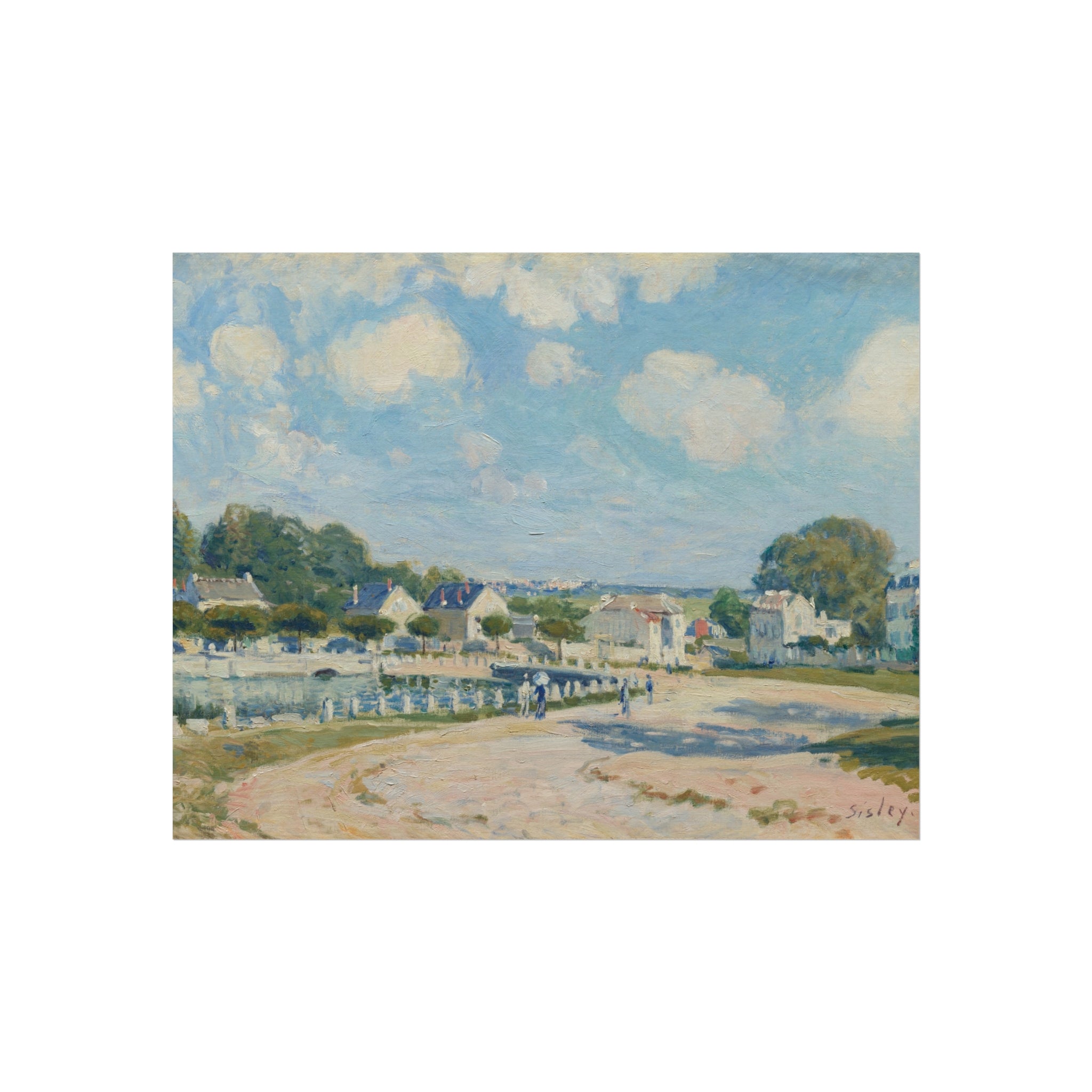 Alfred Sisley - Watering Place at Marly | Fine Art Poster