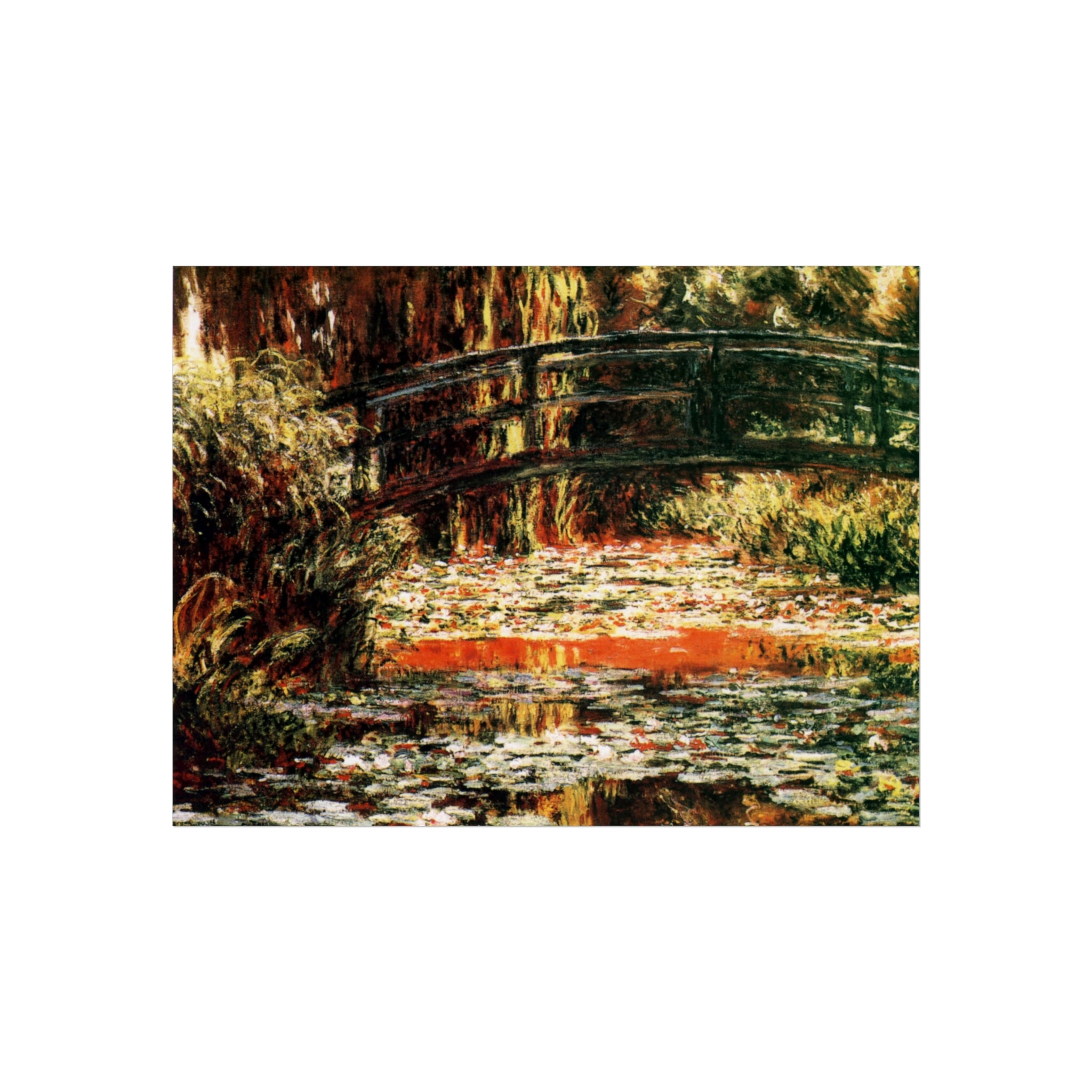 Claude Monet - Water Lily Pond | Fine Art Poster