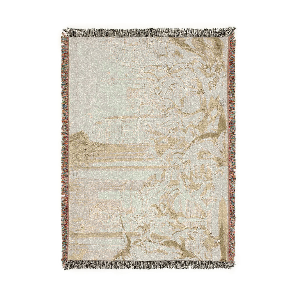 School of Nicolas Poussin - Massacre of the Innocents (recto); Figure Sketches (verso) | Woven Tapestry Blanket
