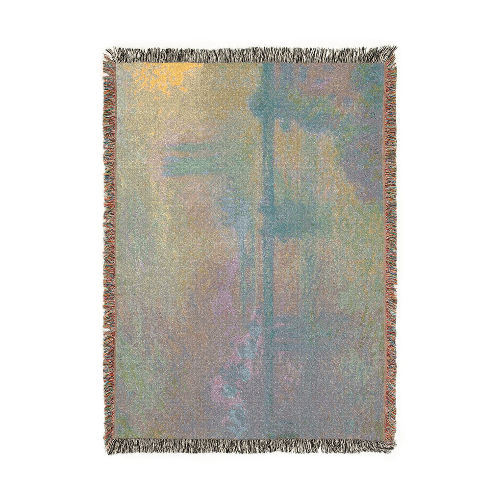 Claude Monet - Charing Cross Bridge, London | Woven Tapestry Blanket
