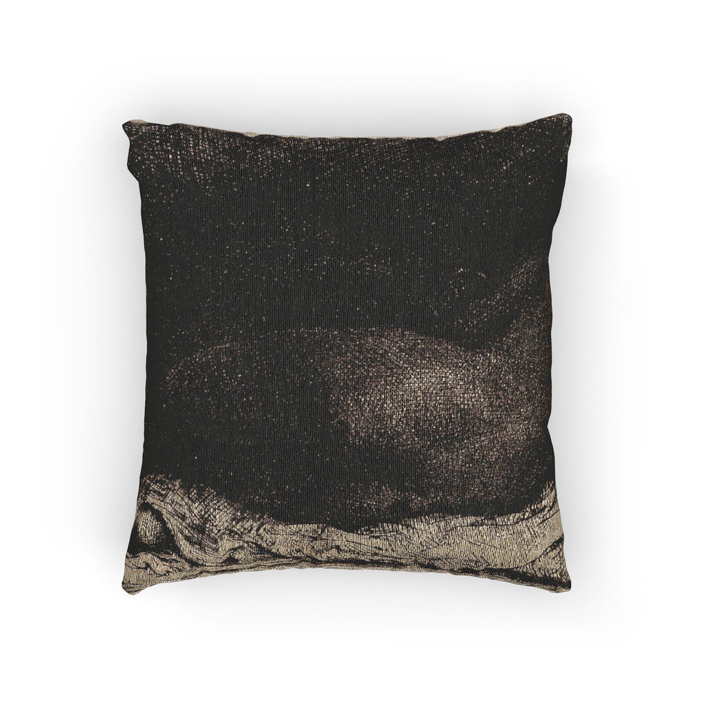 Rembrandt van Rijn - Reclining Female Nude | Woven Pillow