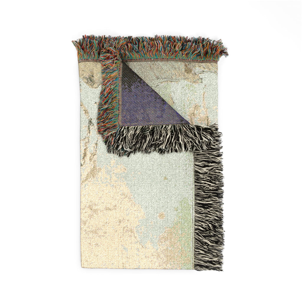 Francesco Guardi - Capriccio with a Squall on the Lagoon | Woven Tapestry Blanket