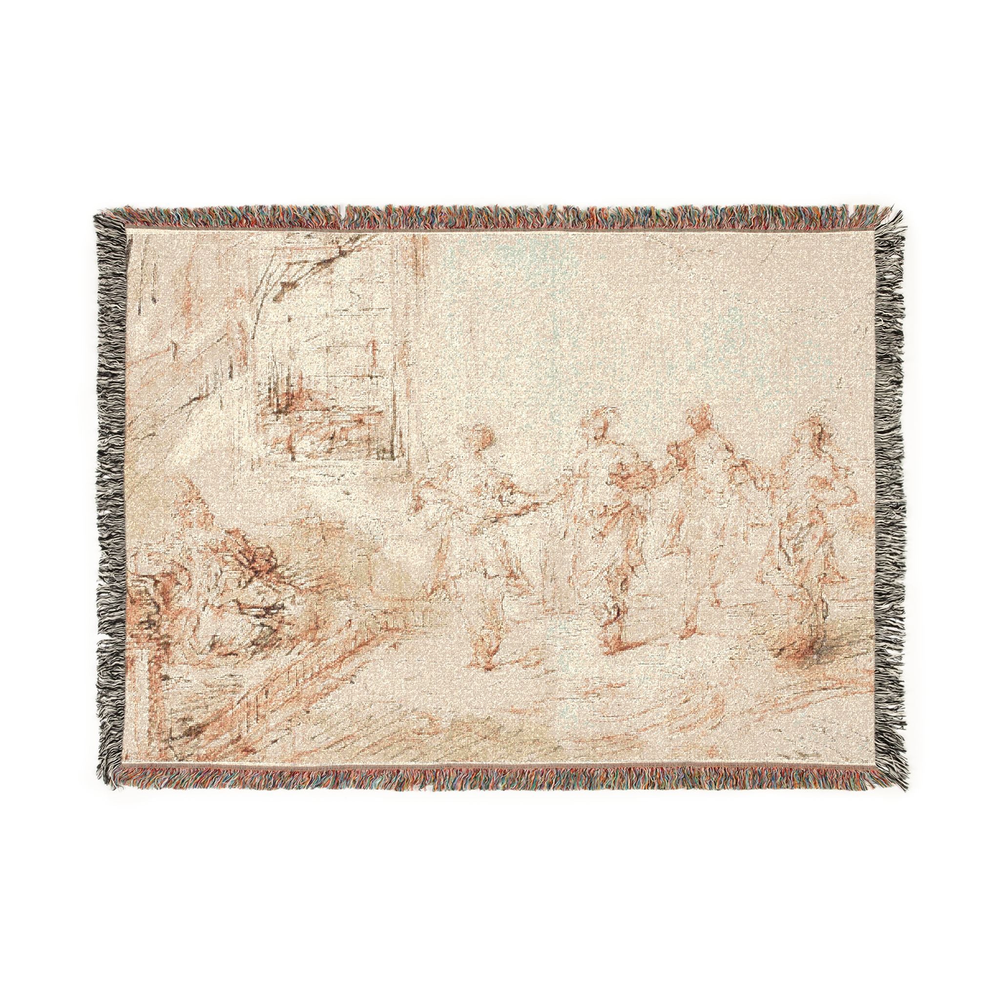 Francesco Guardi - Harem Scene | Woven Tapestry Blanket