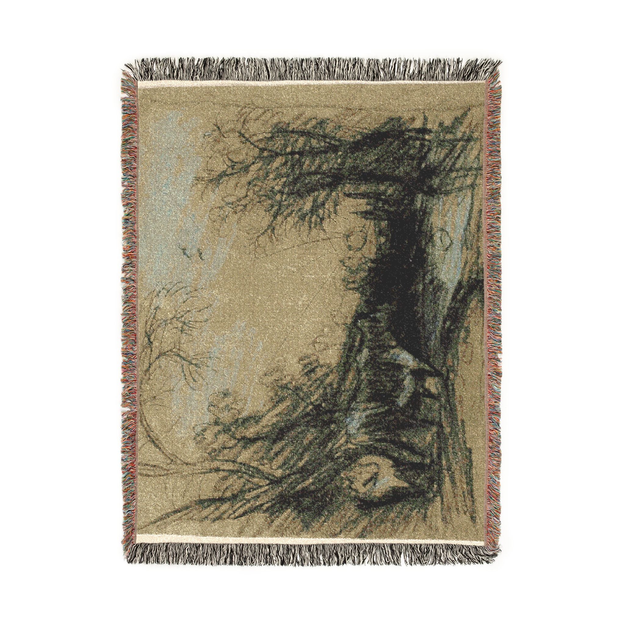 John Constable - Landscape with Cows | Woven Tapestry Blanket
