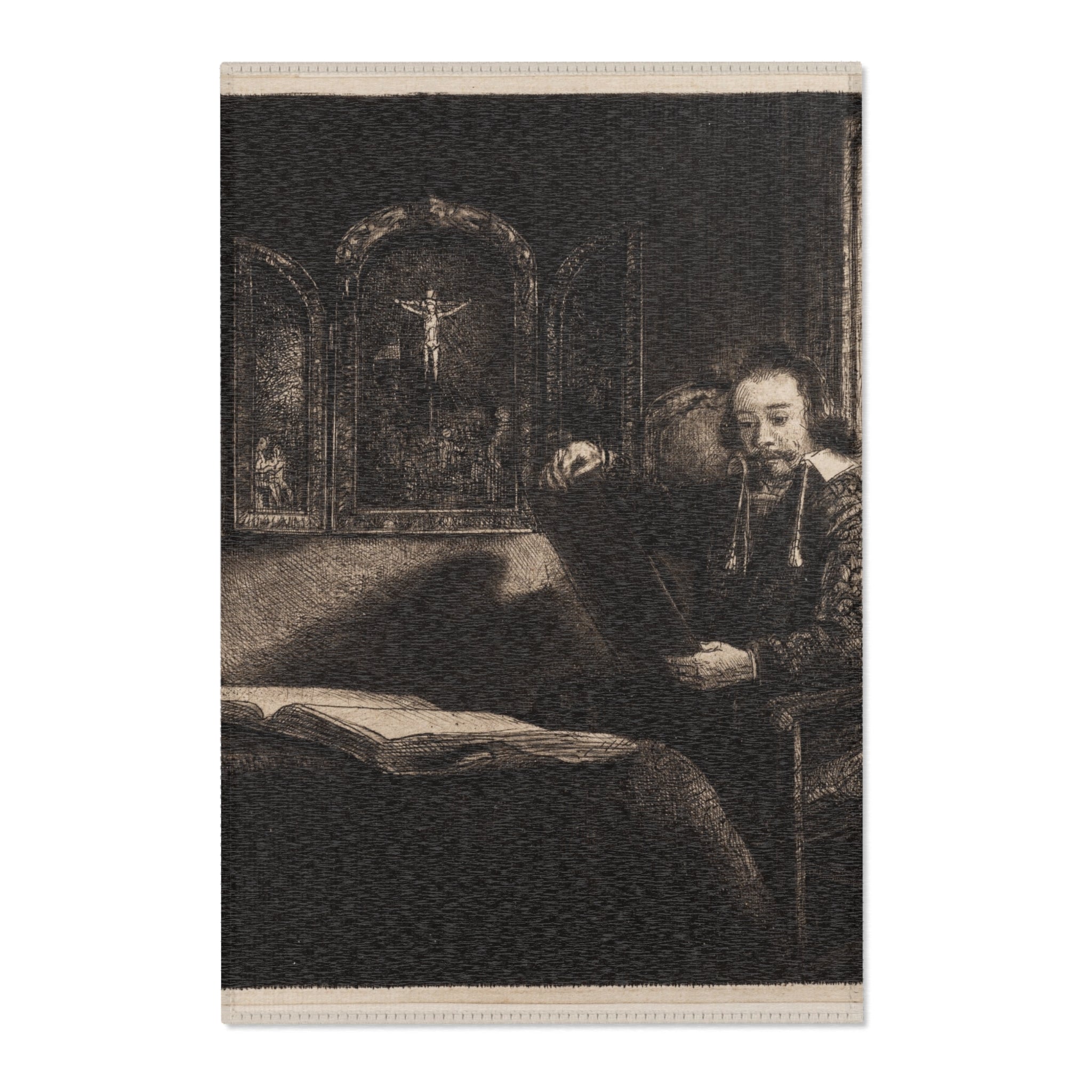 Rembrandt van Rijn - Abraham Francen, Apothecary | Area Rug