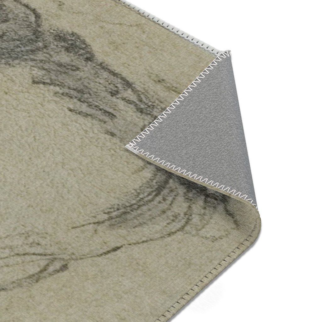 Aelbert Cuyp - Three Sketches of Cows | Area Rug