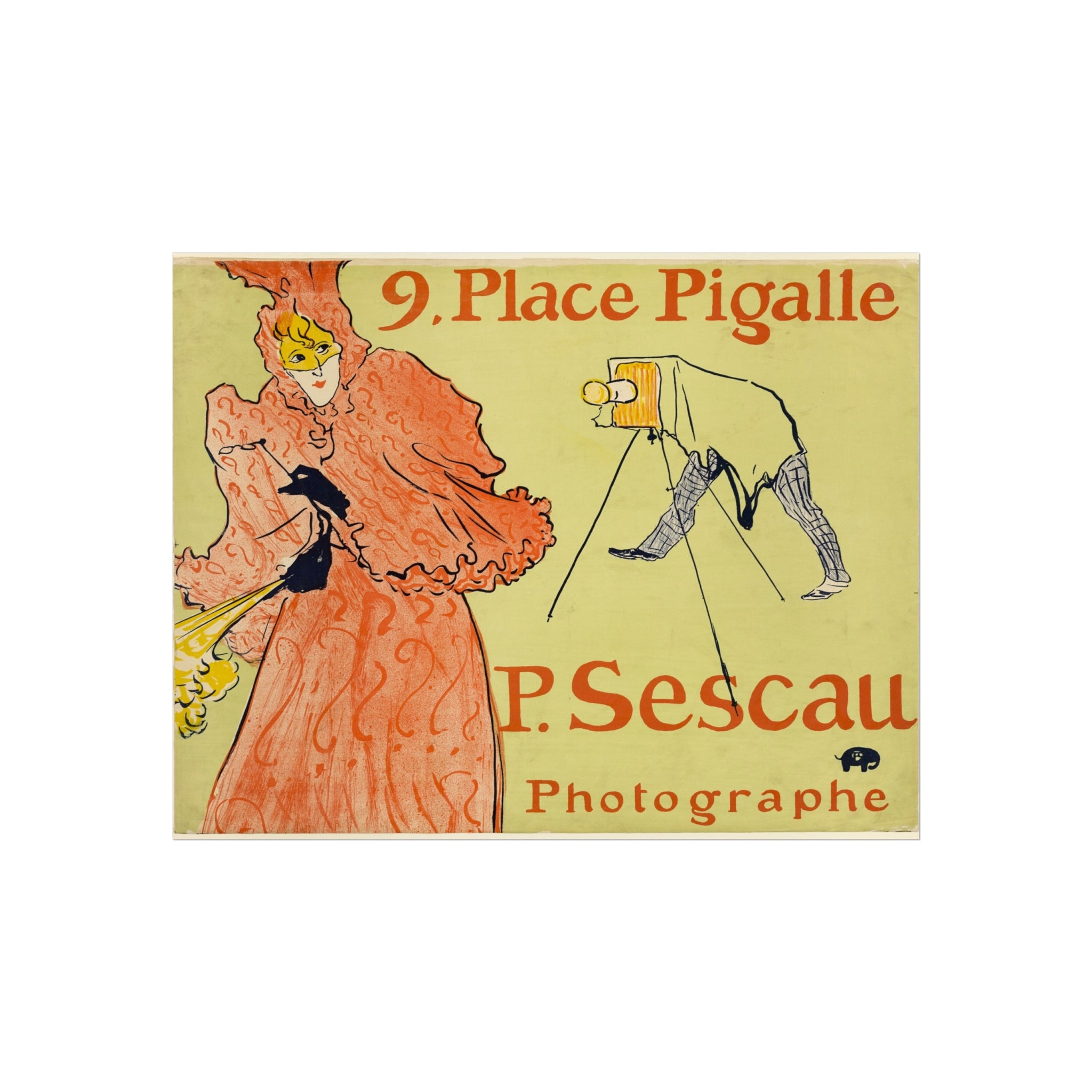 Henri de Toulouse-Lautrec - The Photographer Sescau | Fine Art Poster