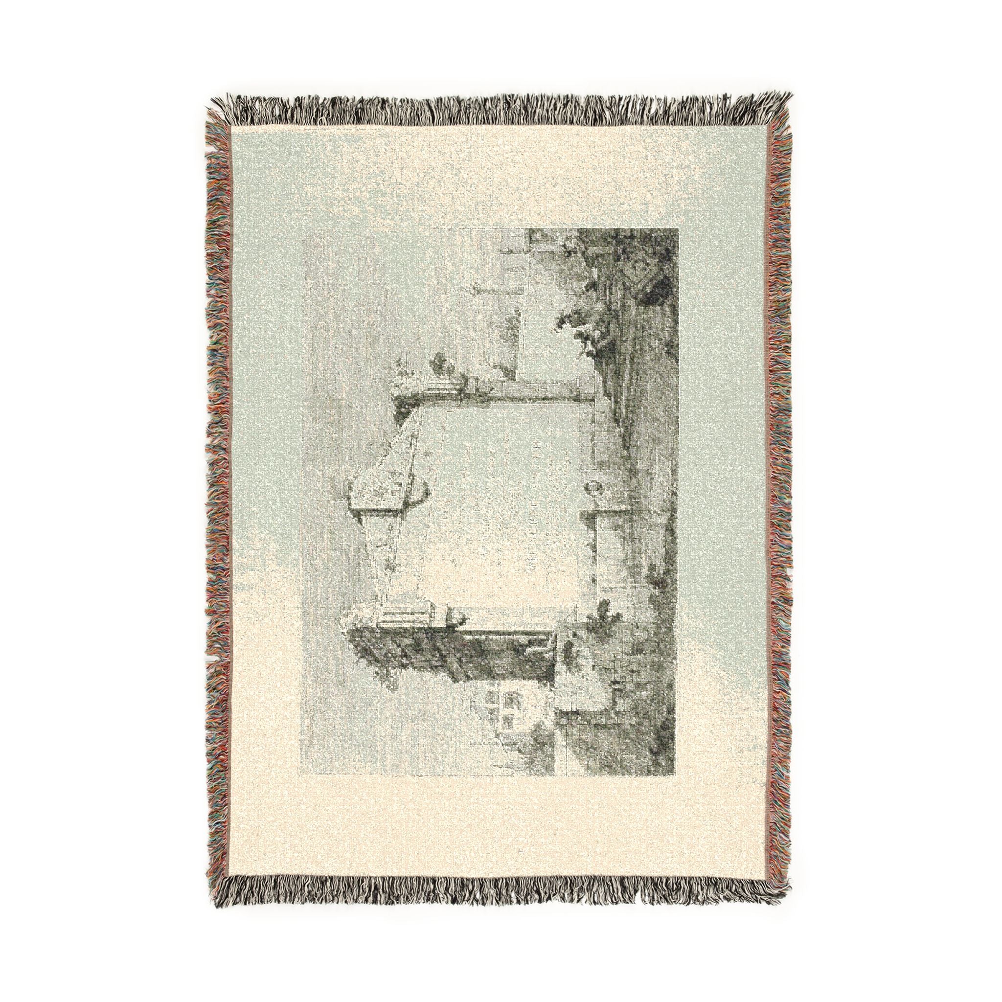 Canaletto - Title Page, from Vedute | Woven Tapestry Blanket