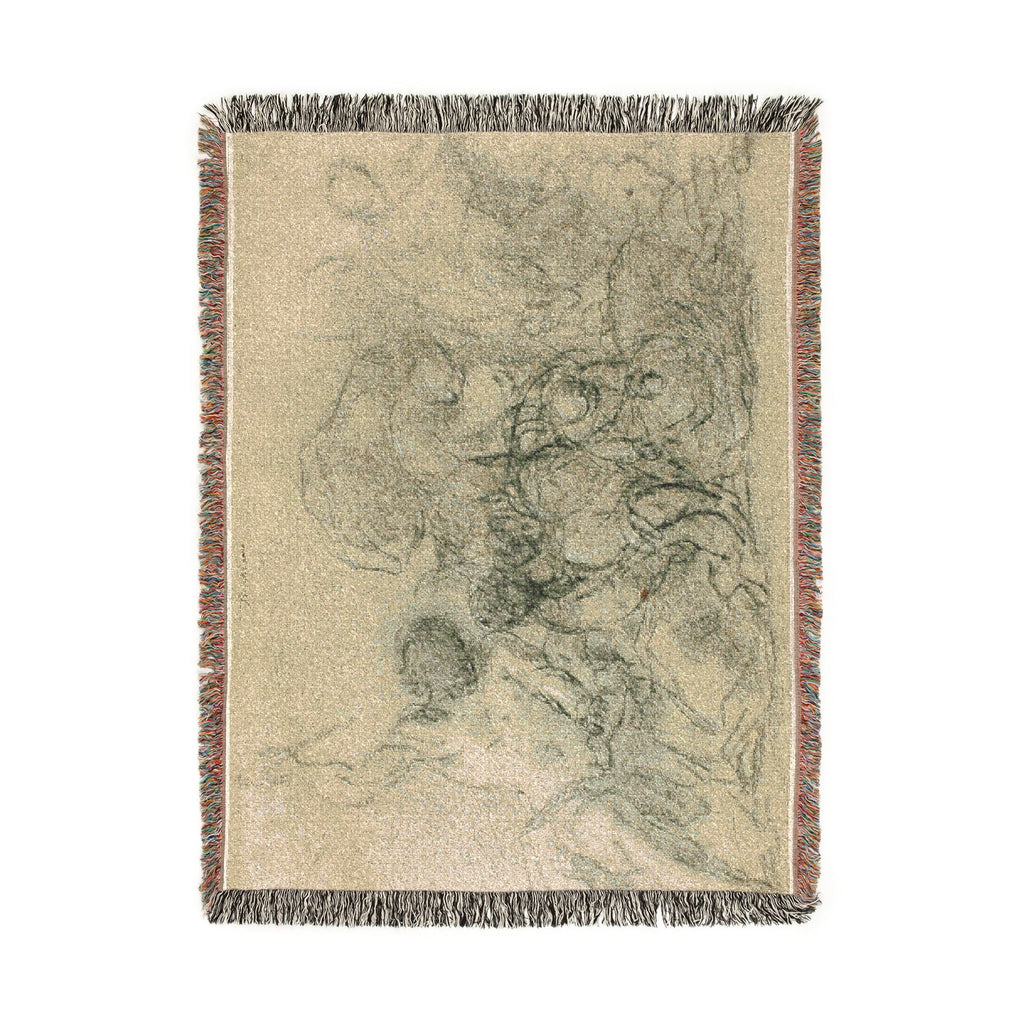 Circle of Titian - Massacre of the Innocents | Woven Tapestry Blanket