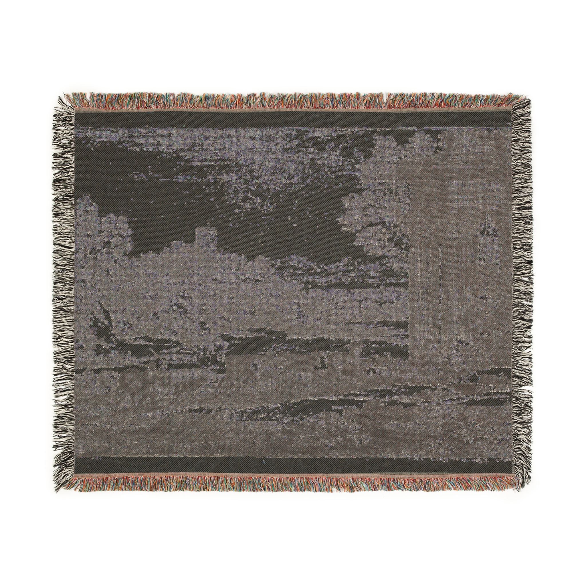Claude Lorrain - The Herd Returning in Stormy Weather | Woven Tapestry Blanket