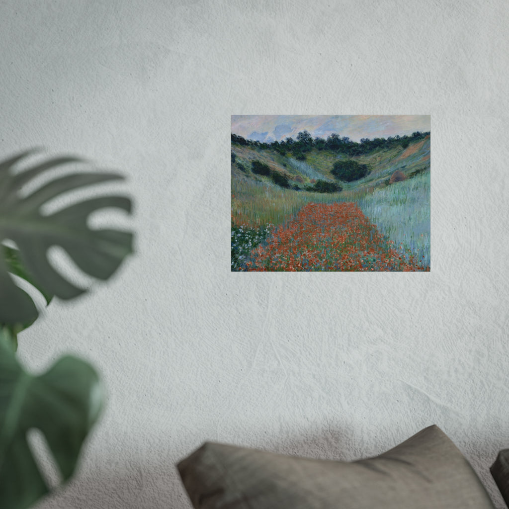 Claude Monet - Poppy Field, Giverny | Fine Art Poster