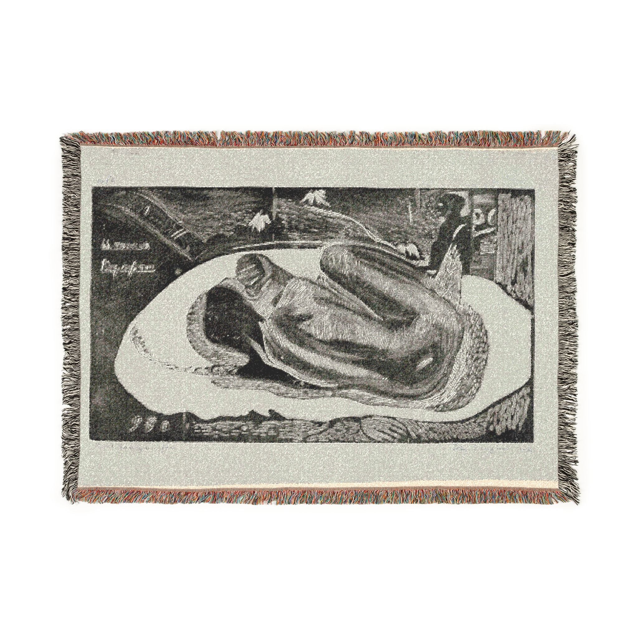 Paul Gauguin - Manao tupapau (She Thinks of the Ghost or The Ghost Thinks of Her), from the Noa Noa Suite | Woven Tapestry Blanket