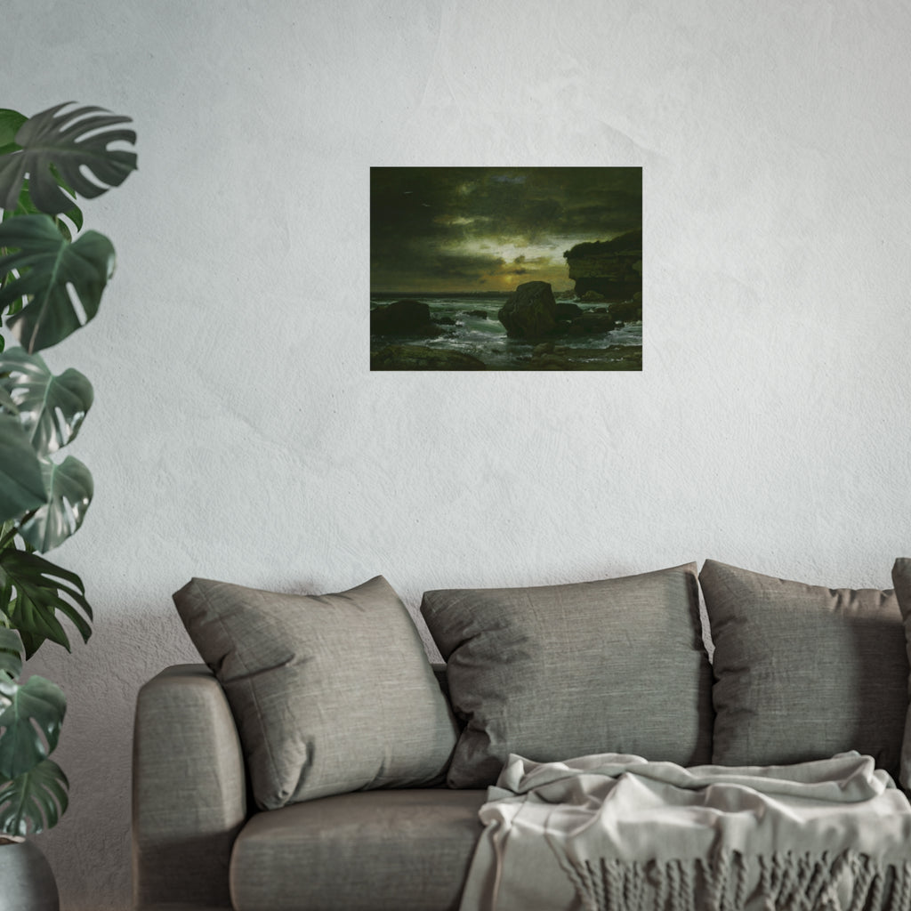 George Inness - A Marine | Fine Art Poster