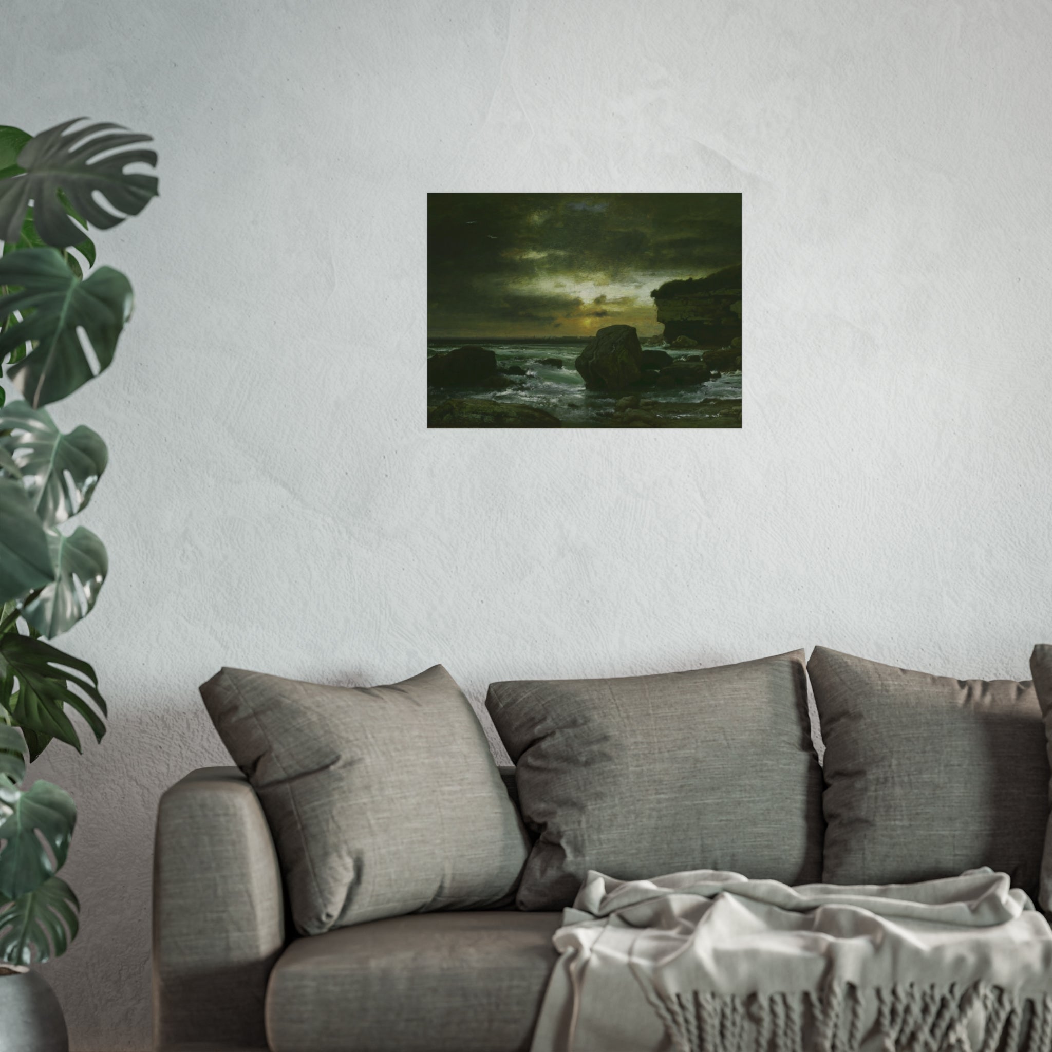 George Inness - A Marine | Fine Art Poster