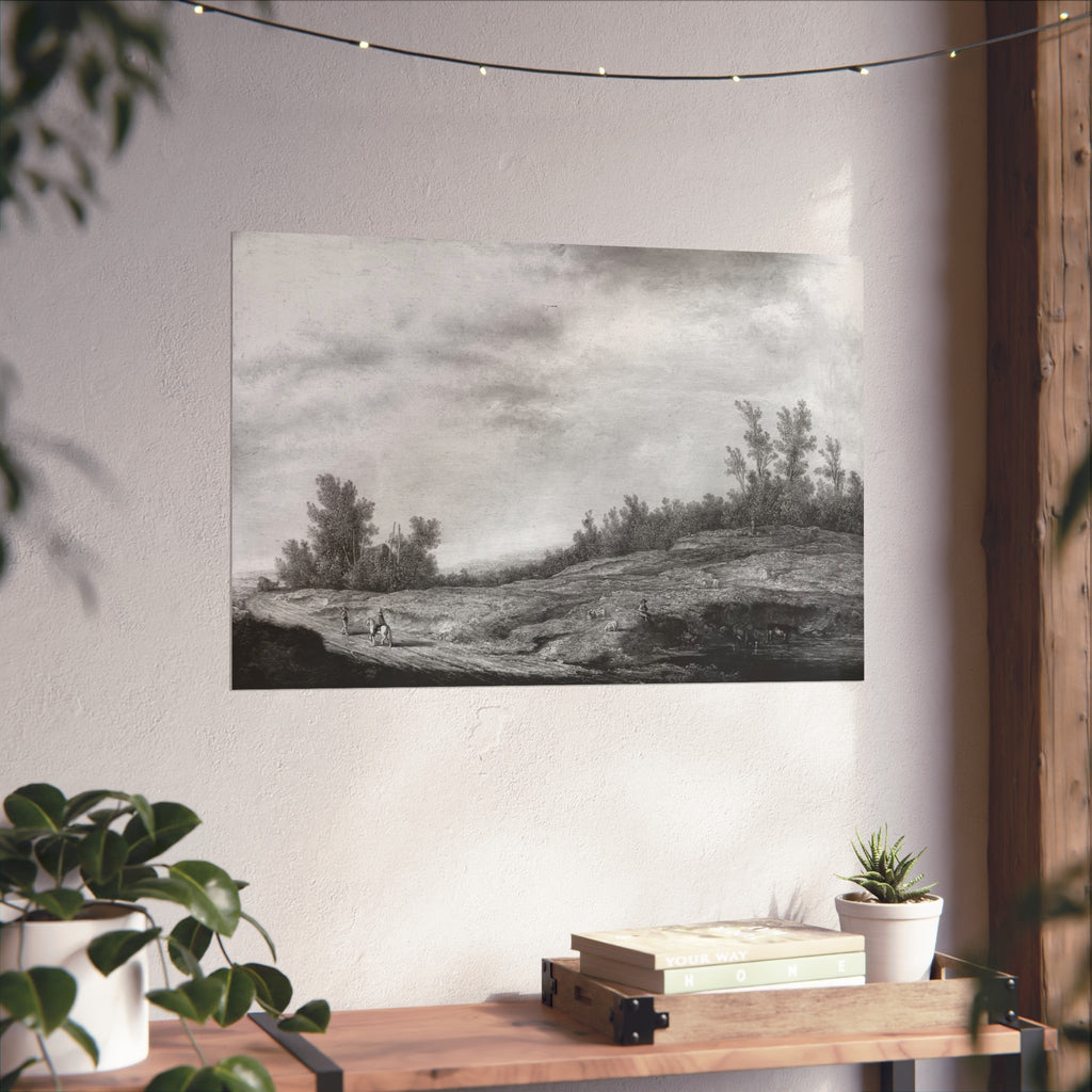 Aelbert Cuyp (1620 - 1691) - Spring landscape - 861G - Gemäldegalerie | Fine Art Poster
