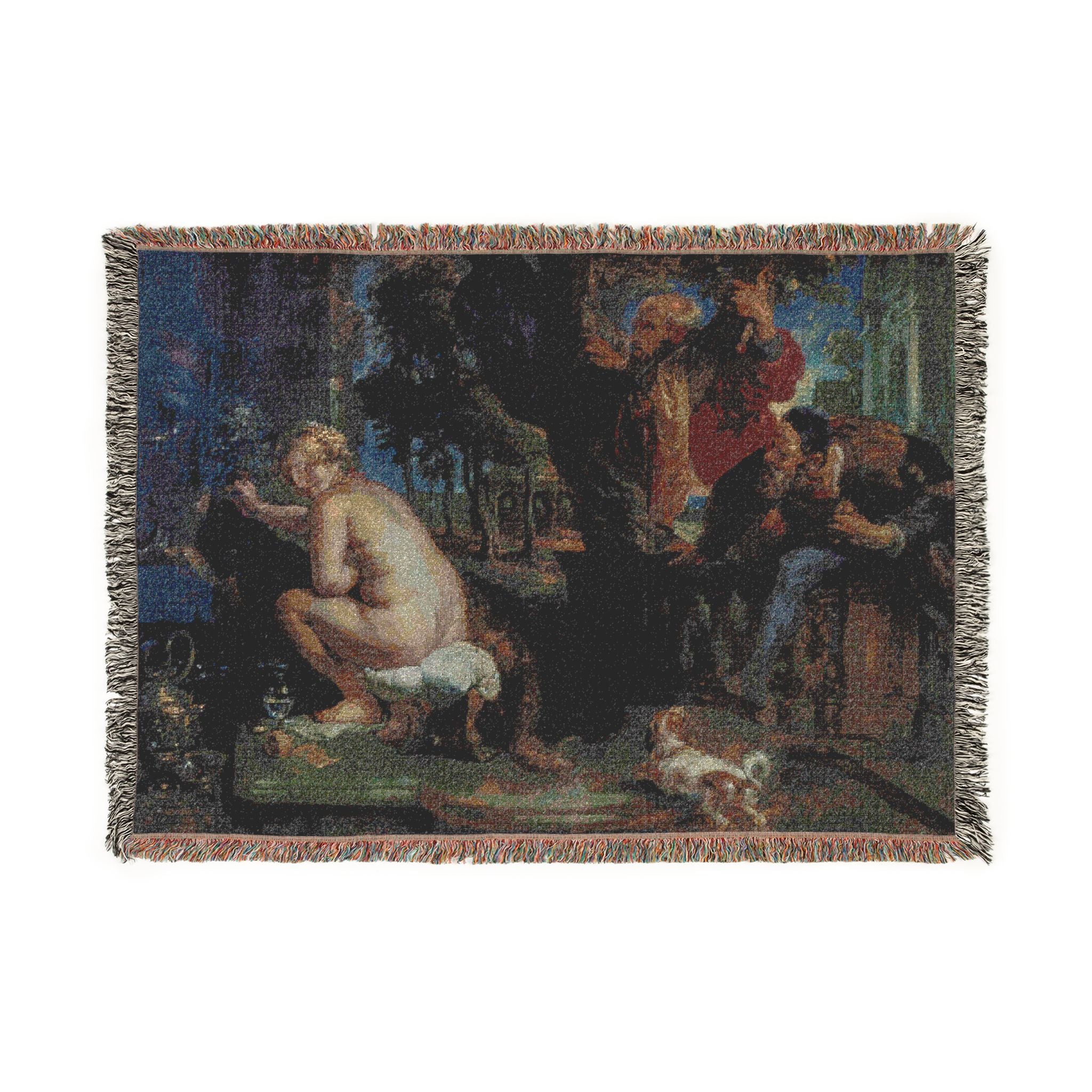 Susanna and the Elders - Peter Paul Rubens | Woven Tapestry Blanket