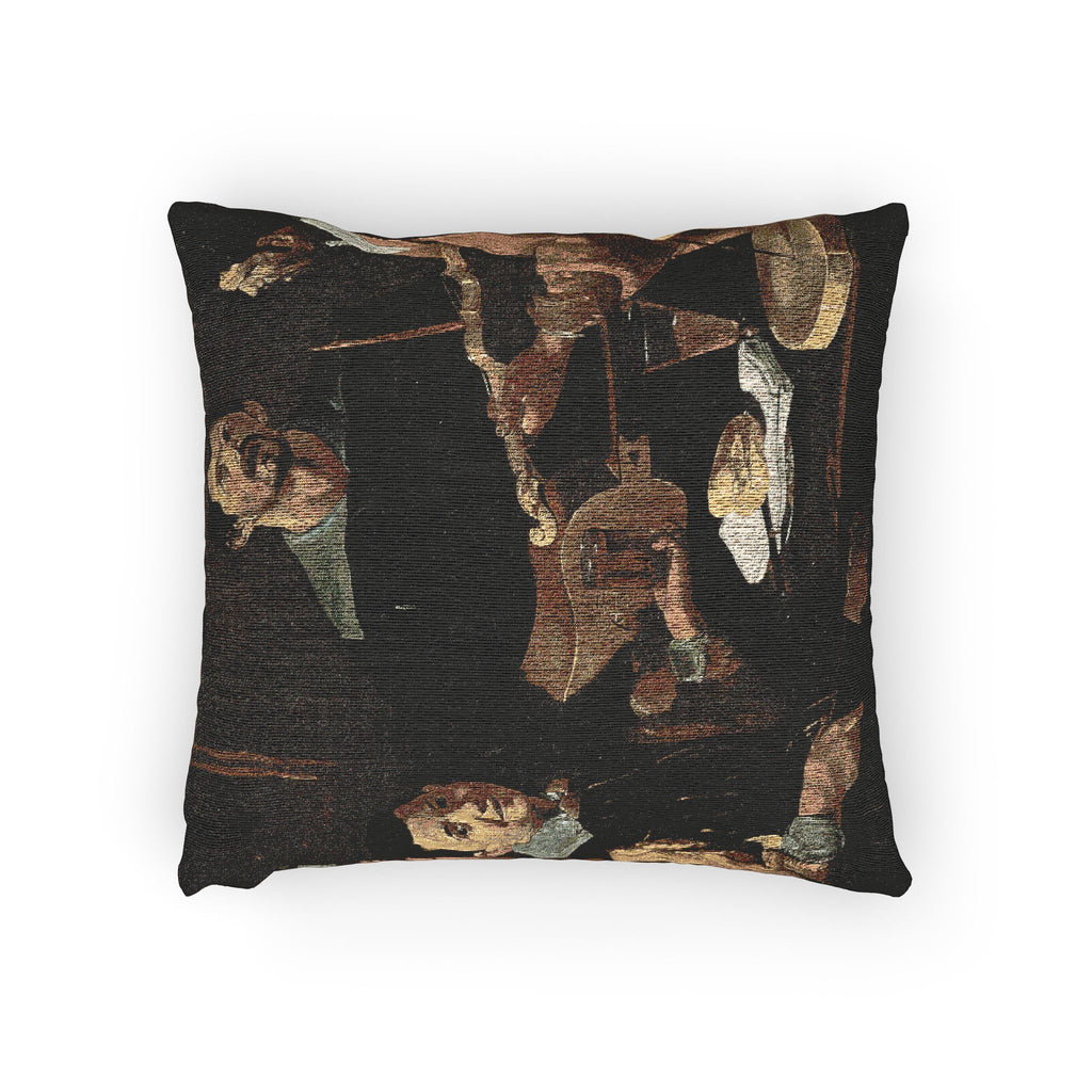 Diego Velázquez - The Three Musicians - Google Art Project | Woven Pillow