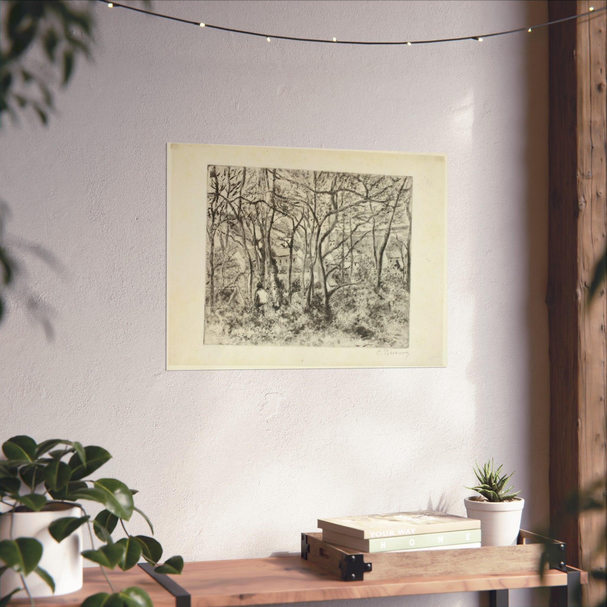 Camille Pissarro - Woodlands at the Hermitage | Fine Art Poster