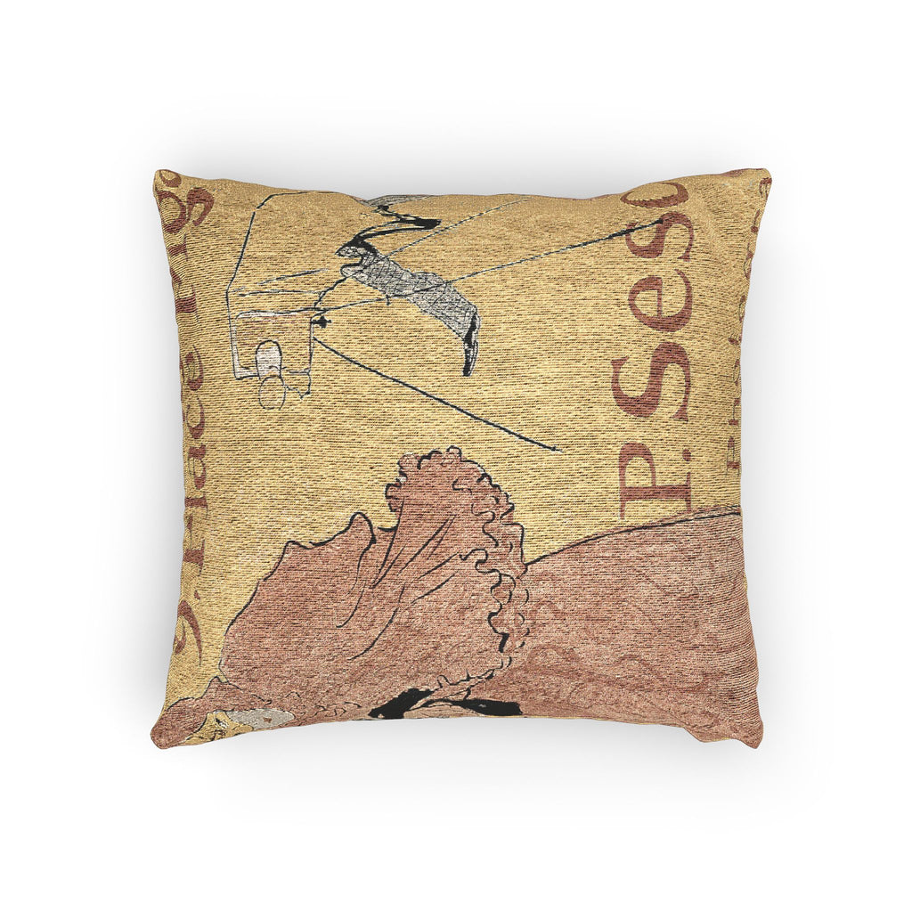 Henri de Toulouse-Lautrec - The Photographer Sescau | Woven Pillow