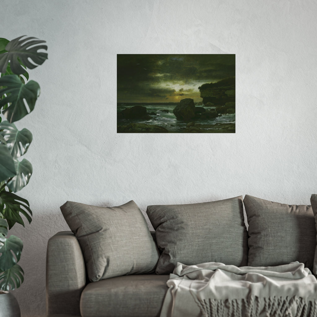 George Inness - A Marine | Fine Art Poster