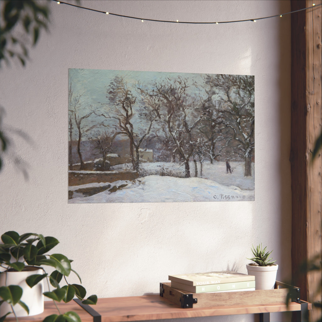 Camille Pissarro - Snow at Louveciennes | Fine Art Poster