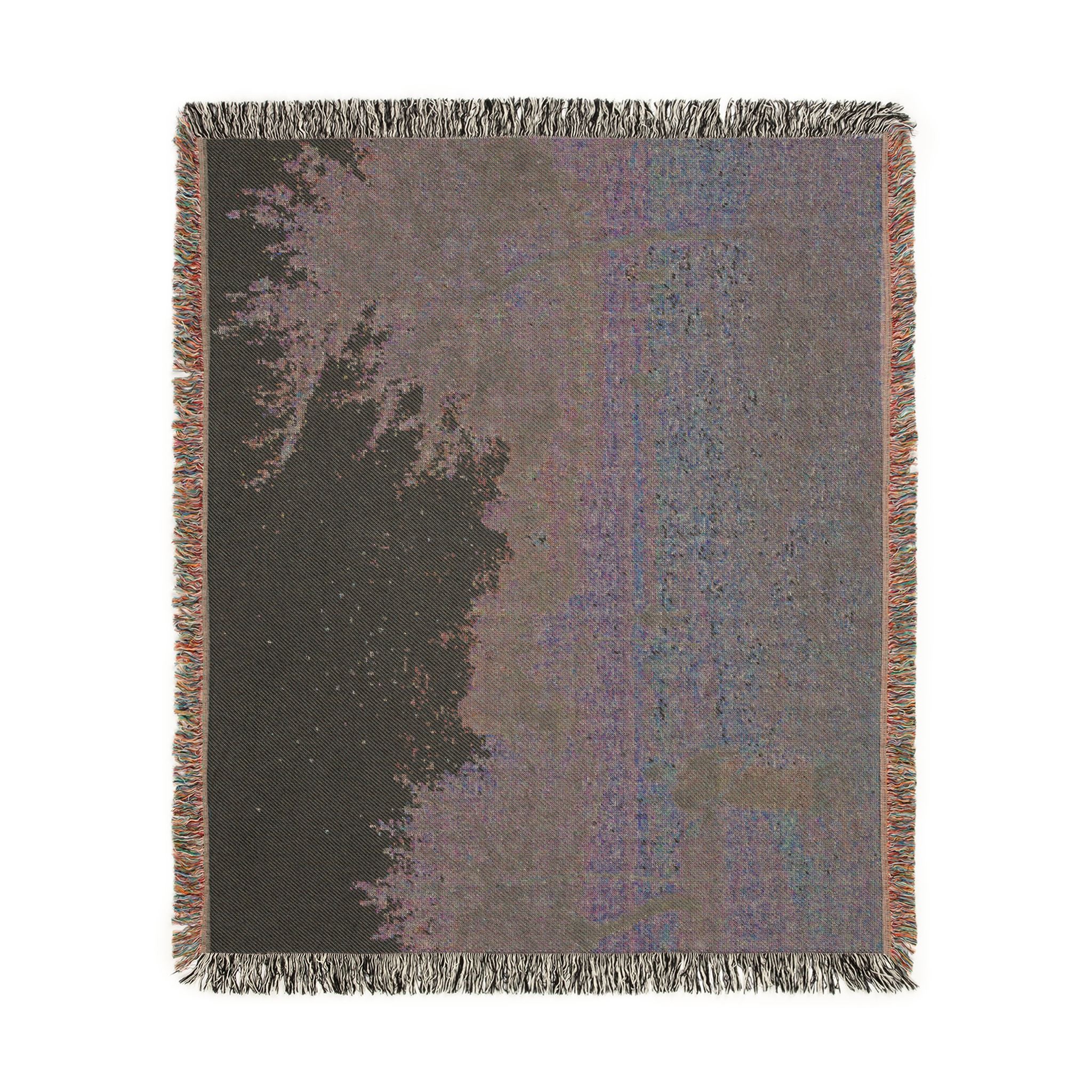 Camille Pissarro - Haymaking at Éragny | Woven Tapestry Blanket