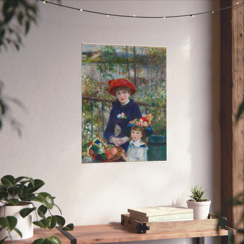 Pierre-Auguste Renoir - Two Sisters (On the Terrace) | Fine Art Poster