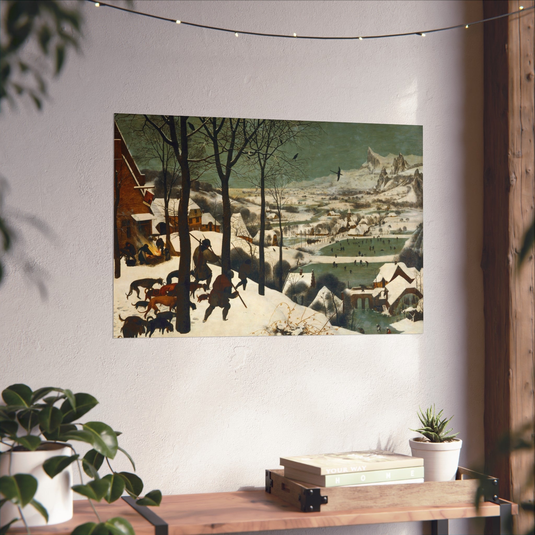 Pieter Bruegel the Elder - Hunters in the Snow (Winter) - Google Art Project | Fine Art Poster