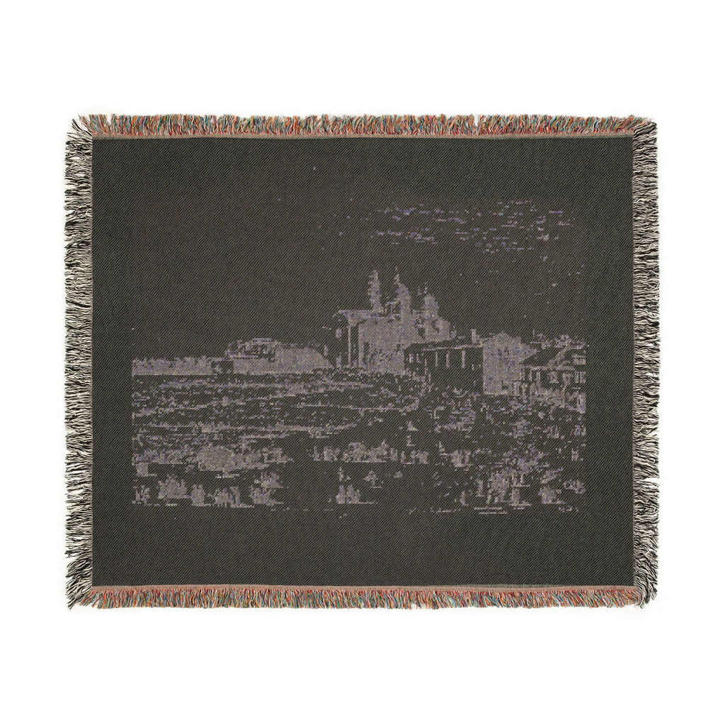 Canaletto - S. Giustina in prà della Vale, from Vedute | Woven Tapestry Blanket
