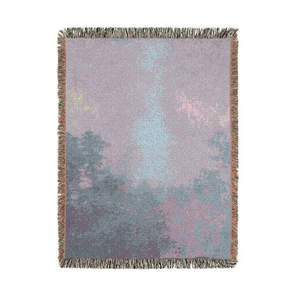 Claude Monet - Branch of the Seine near Giverny (Mist) | Woven Tapestry Blanket