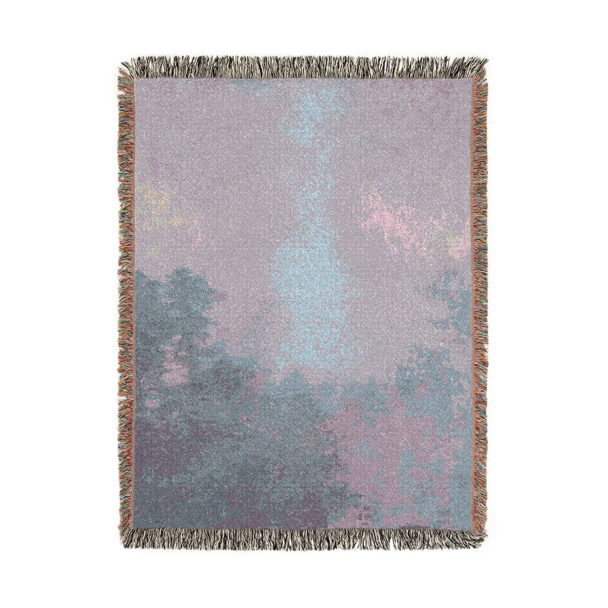 Claude Monet - Branch of the Seine near Giverny (Mist) | Woven Tapestry Blanket